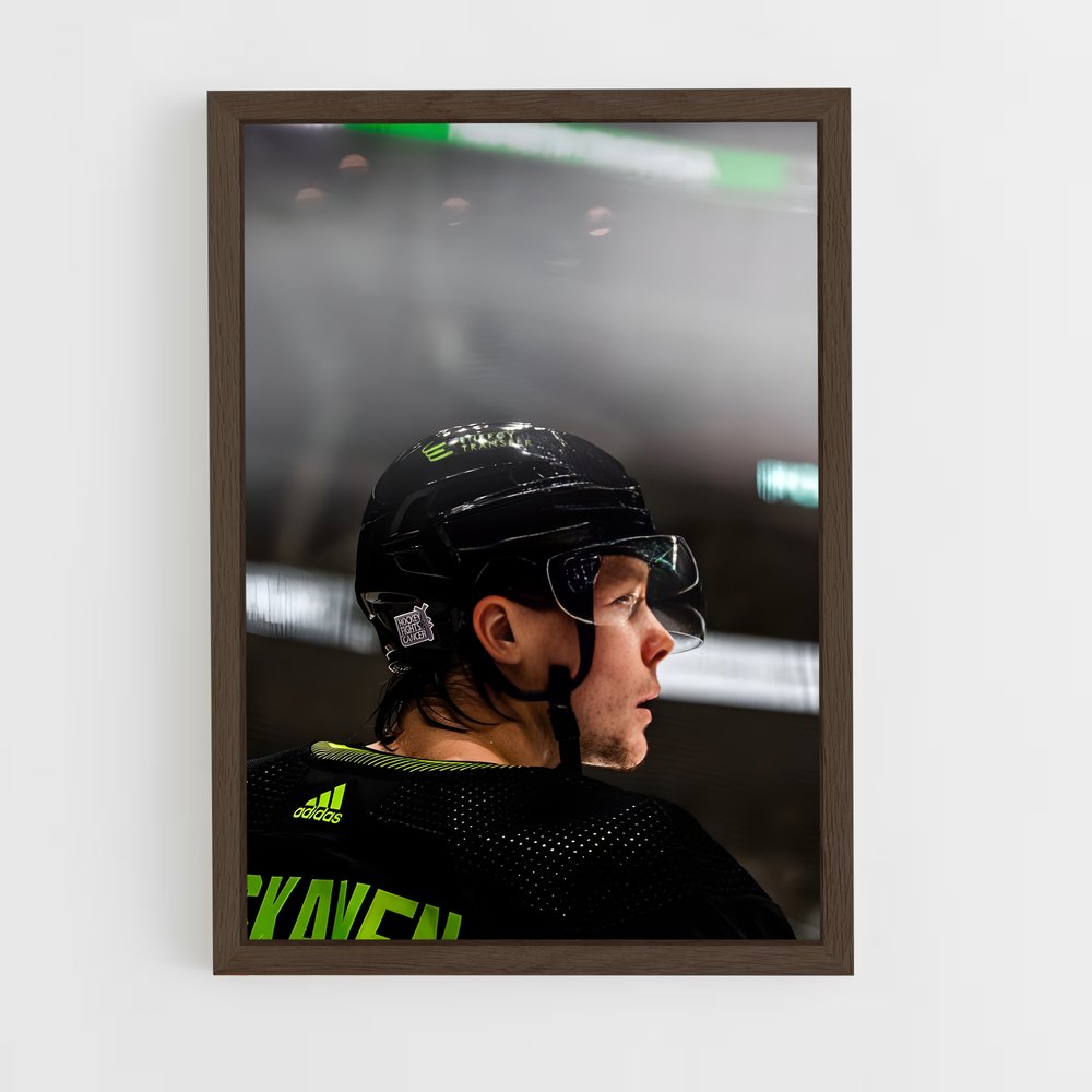 Poster Heiskanen en Action – affiche Hockey sur glace (vue 5)